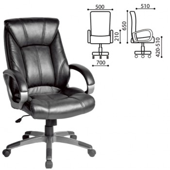 Кресло офисное BRABIX Maestro EX-506 (черный) в Усть-Тарке - ust-tarka.mebel54.com | фото